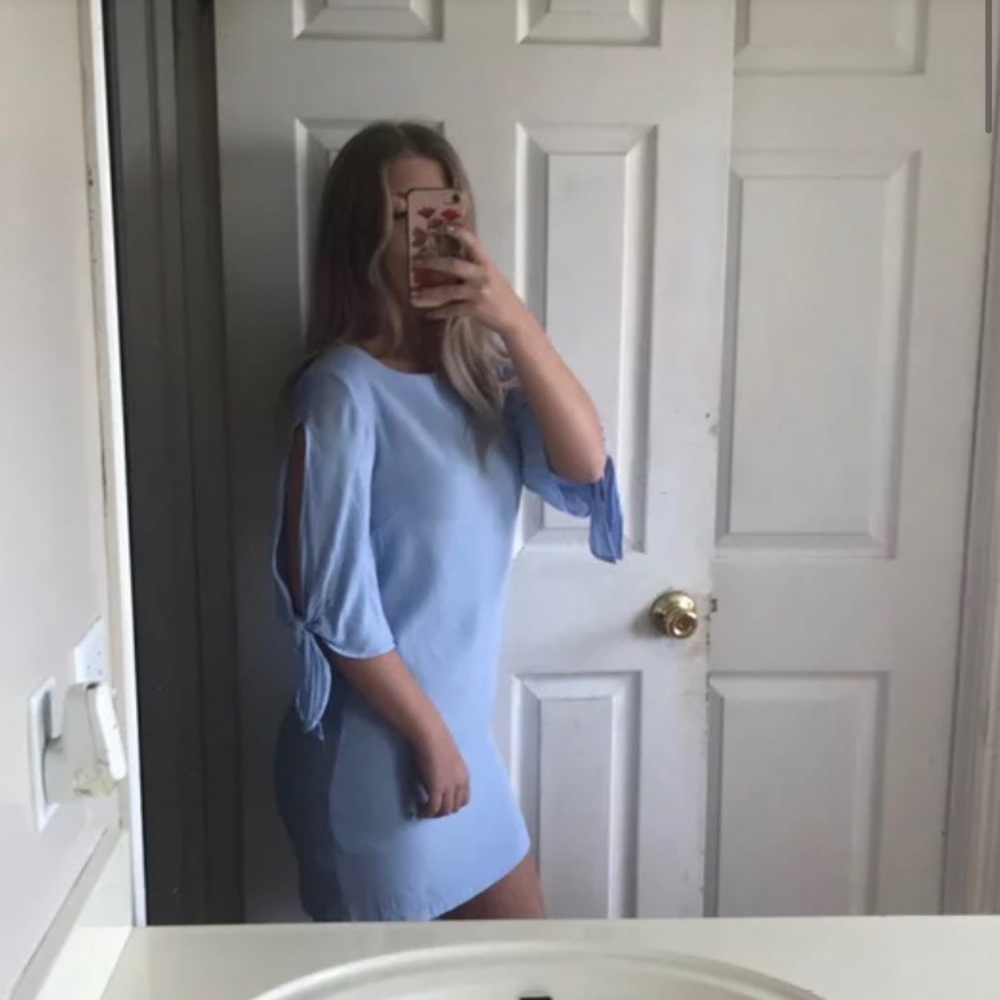 Baby blue dress from H&M